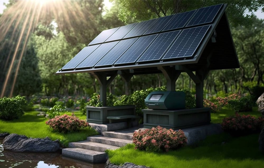 Solaranlage im Garten: Strom einfach selbst erzeugen!