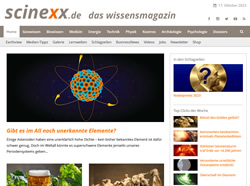 wissenschaft und Bildung Internetseite Scinexx.de