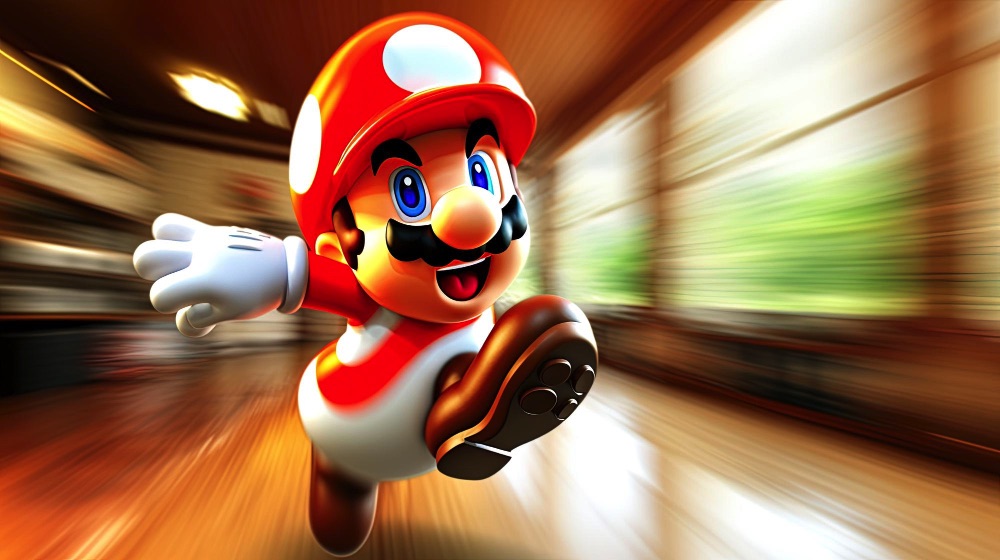 Super Mario von Nintendo ist eine Kultfigur der Videospiele Szene